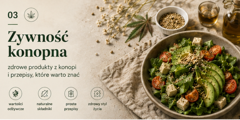 Żywność konopna — zdrowe produkty z konopi i przepisy, które warto znać