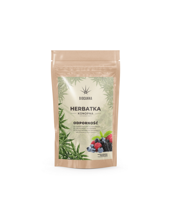 Biocanna - Herbata Konopna 20g ODPORNOŚĆ CBD