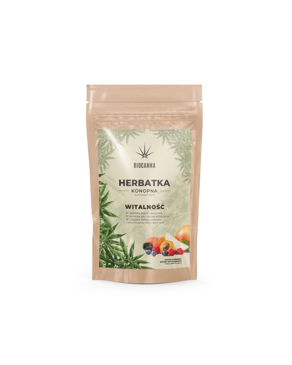 Biocanna - Herbata Konopna 50g WITALNOŚĆ CBD