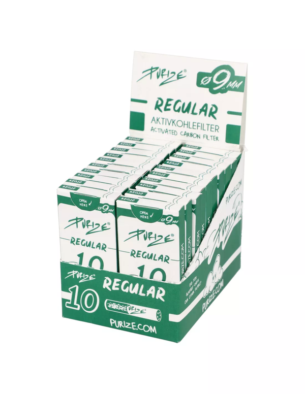 Filterki węglowe Purize REGULAR Size 10 szt
