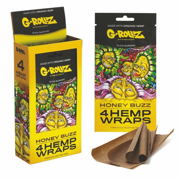 Wrap G-Rollz Honey Buzz Hemp - 4 pcs